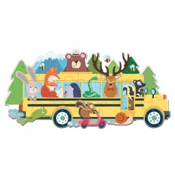 Puzzle in viaggio. Il bus degli animali