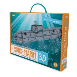 Construis la voiture 3D + Histoire de l'automobile - Livre + maquette Sassi  - 19,90€